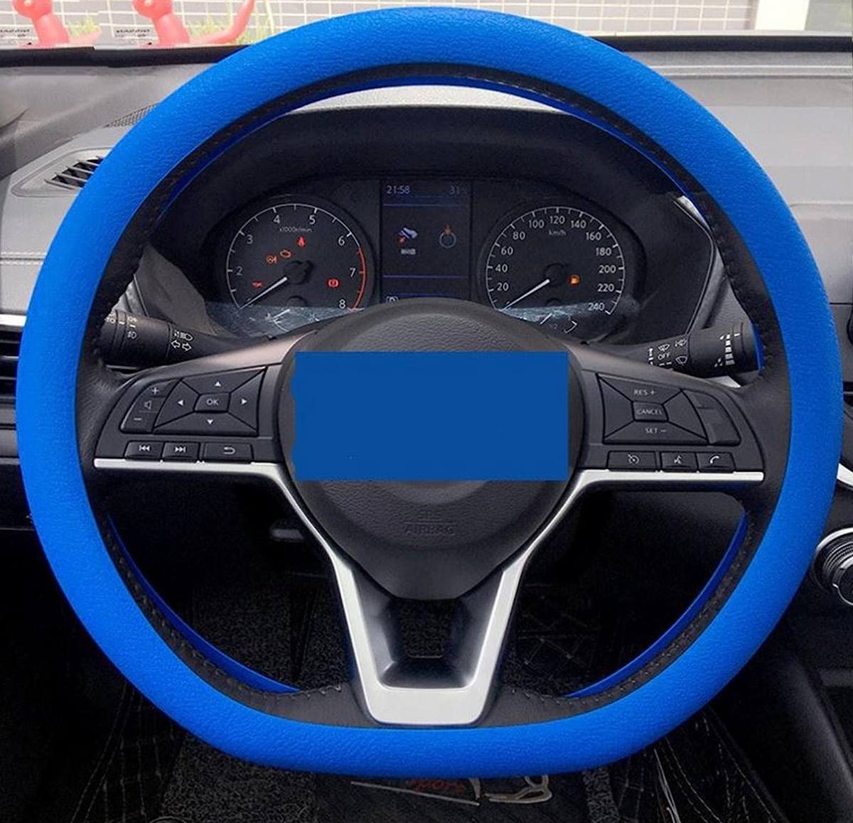 Couvre-Volant Peugeot 3008 2016-2020 – Protection Antidérapante, Confortable Et Élégante En Cuir PU