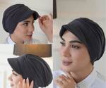 Lot De 2 Chapeaux Turban De Sport - Noir Et Blanc - Spandex/Lycra Respirant - Anti-UV - Pour Cyclisme, Running, Outdoor - 9