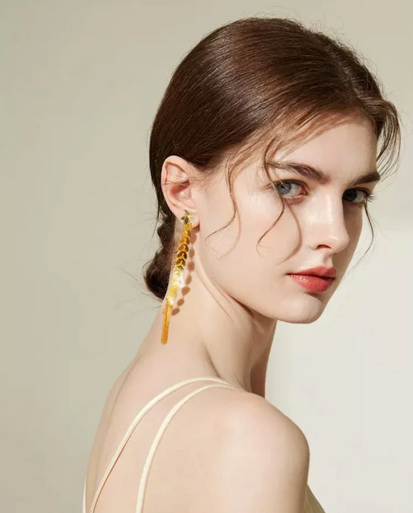 BOUCLES MARGAU-أقراط ذهبية