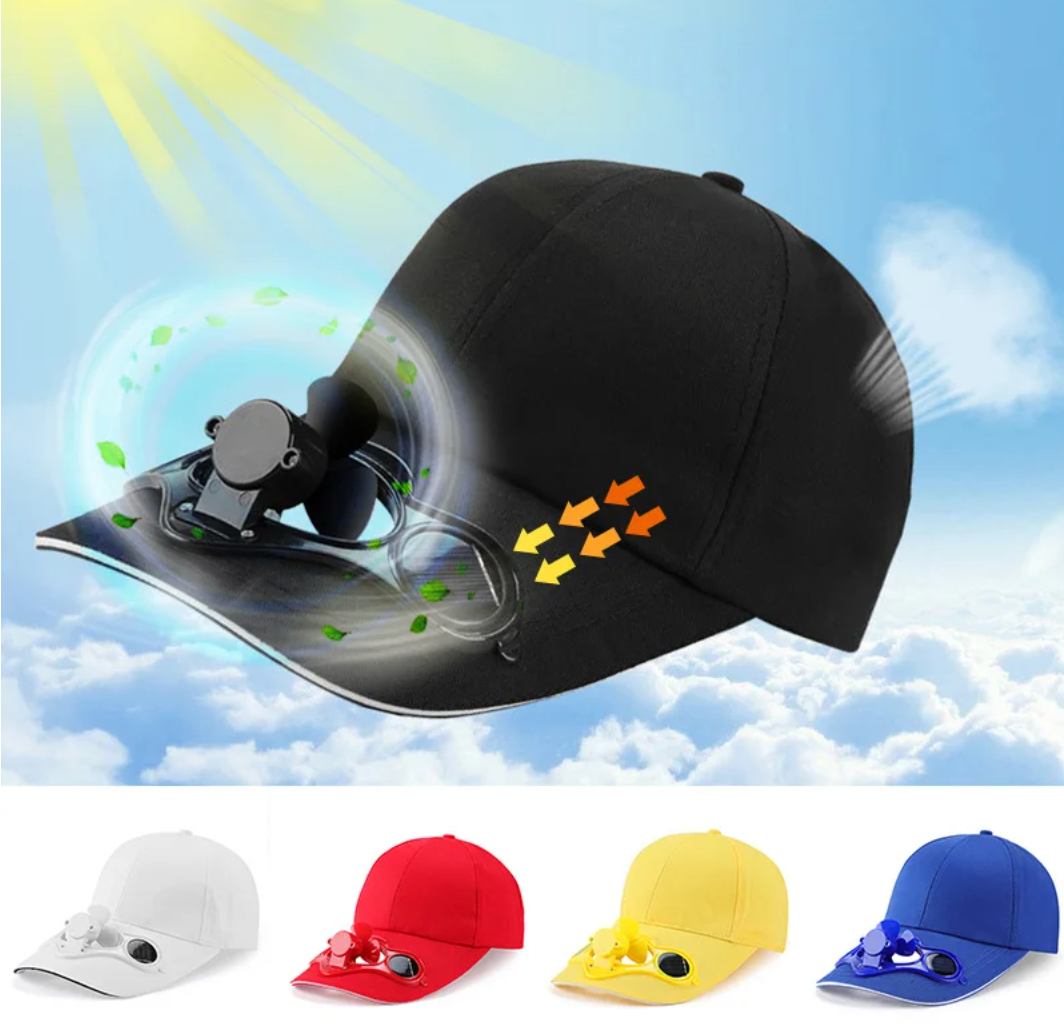 Casquette solaire avec ventilateur - Casquette originale - Cadeau Casquette solaire avec ventilateur - Casquette originale - Cadeau