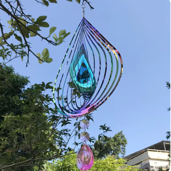 Répulsif oiseaux en 3D avec effet Arc-en-ciel