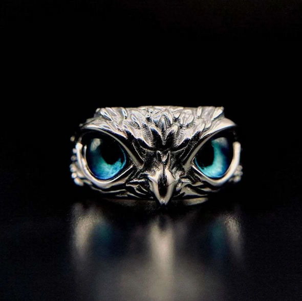 Bague BlueEyes pour hommes en argent