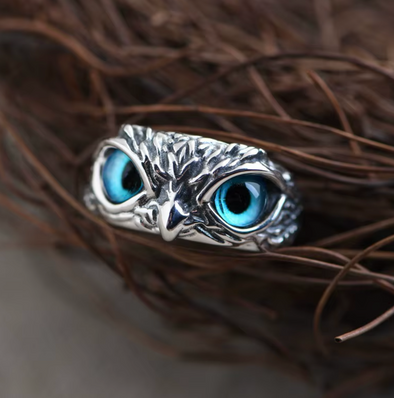 Bague BlueEyes pour hommes en argent