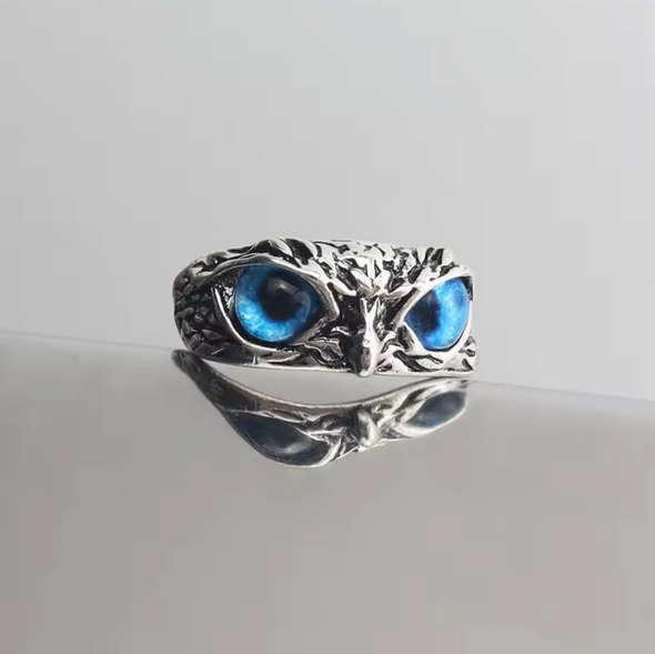 Bague BlueEyes pour hommes en argent