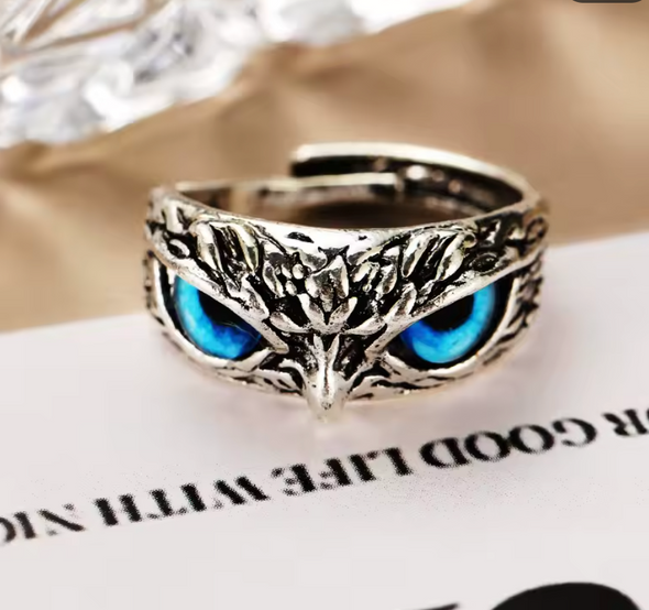 Bague BlueEyes pour hommes en argent