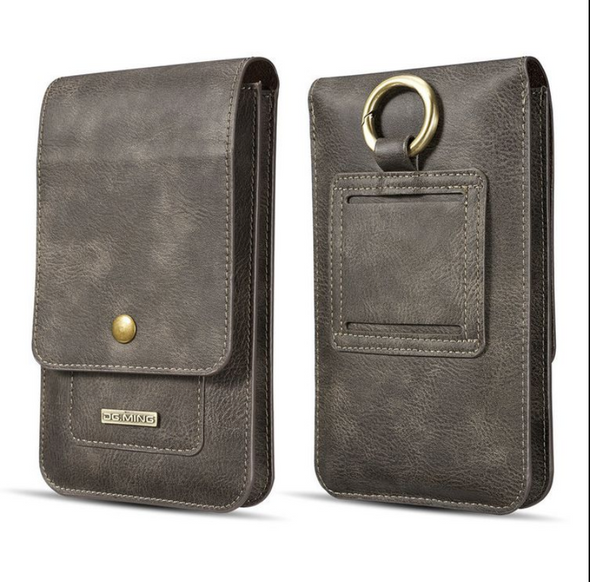 2025 -Pochette de ceinture 100% cuir avec porte-clés